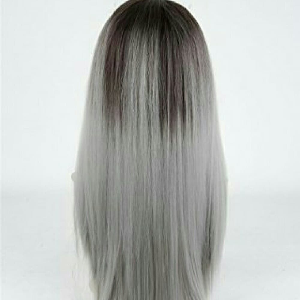 Ombre Gray Full Wig - Thumbnail 2
