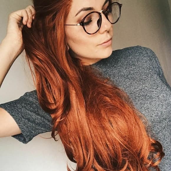 Aubirn Copper Red Beauty Lacefront Wig 24-26 inche - Thumbnail 6