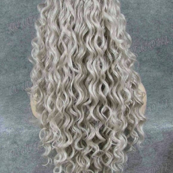 Gray Beauty Curly Wig 26-28 inches!! - Thumbnail 3