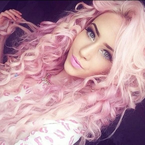 Pink Beauty White Tip Lacefront Wig 26-28 inches!! - Thumbnail 7