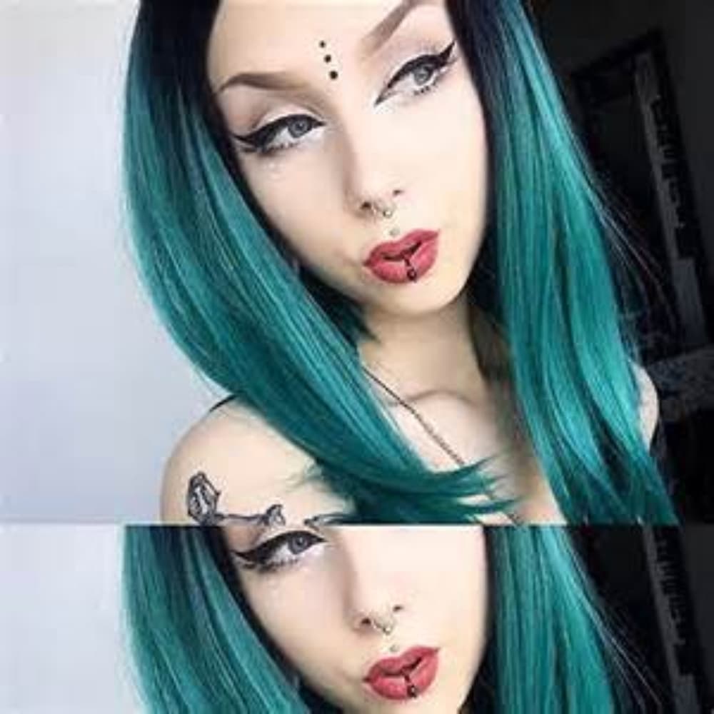 Ombre Green Beauty Lacefront Wig