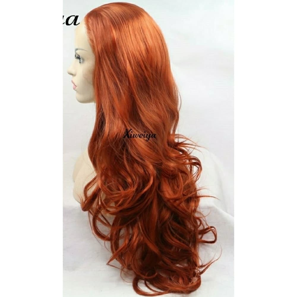Aubirn Copper Red Beauty Lacefront Wig 24-26 inche - Thumbnail 2