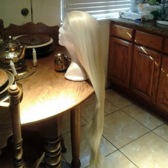 Straight Sexy Blonde Bombshell Lacefront Wig.