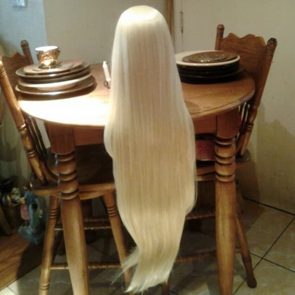 Straight Sexy Blonde Bombshell Lacefront Wig. - Thumbnail 4