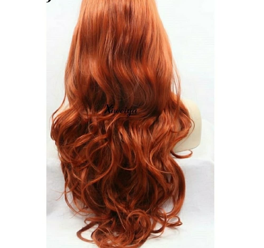 Aubirn Copper Red Beauty Lacefront Wig 24-26 inche - Thumbnail 4