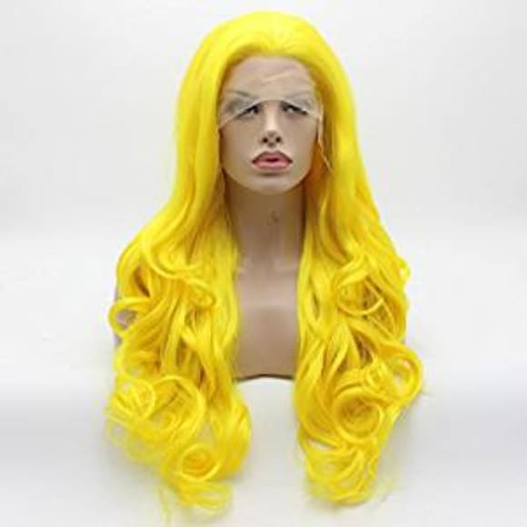 Yellow Body Beauty Lacefront Wig 24-28 inches Long - Thumbnail 6