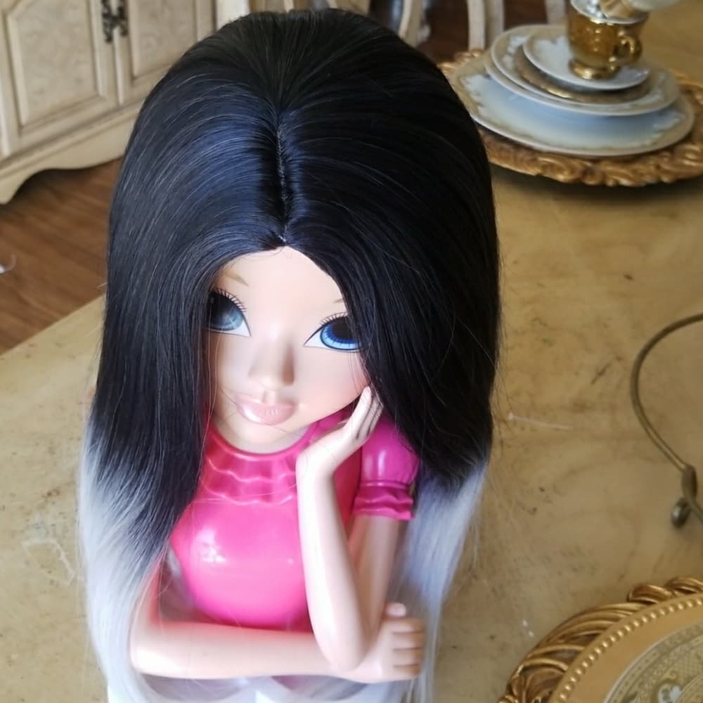 Ombre Beauty Heat Resistant Synthetic Wig - Thumbnail 5