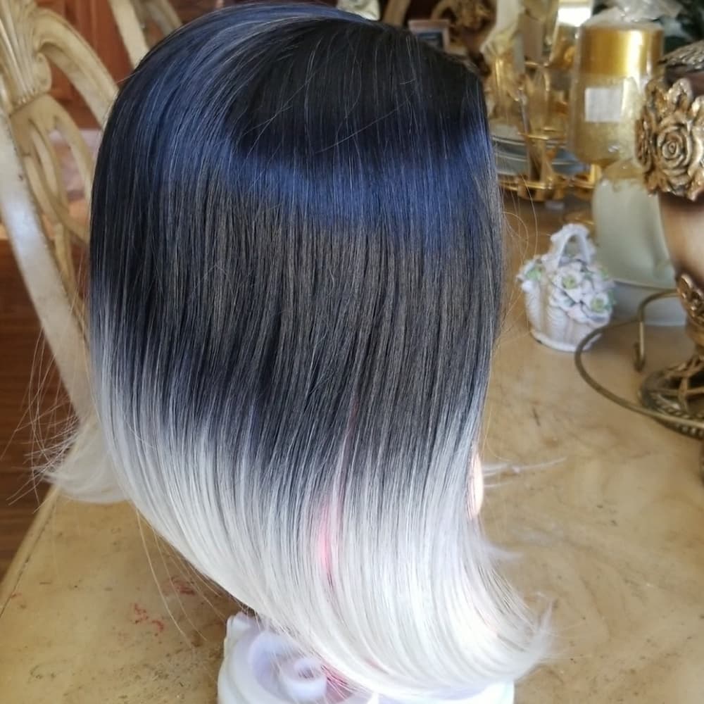 Ombre Beauty Heat Resistant Synthetic Wig - Thumbnail 8