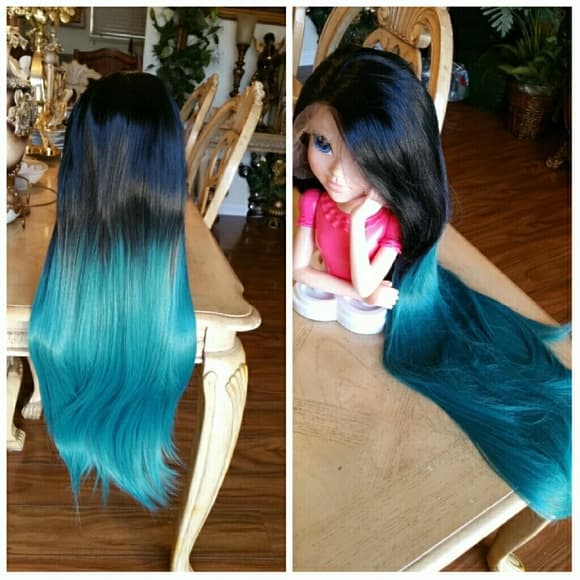 Ombre Beauty Lacefront Wig 24-28 inches!! - Thumbnail 4