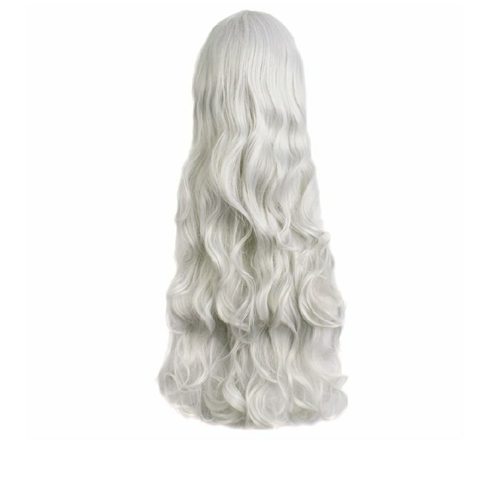 White Gray Beauty Wig