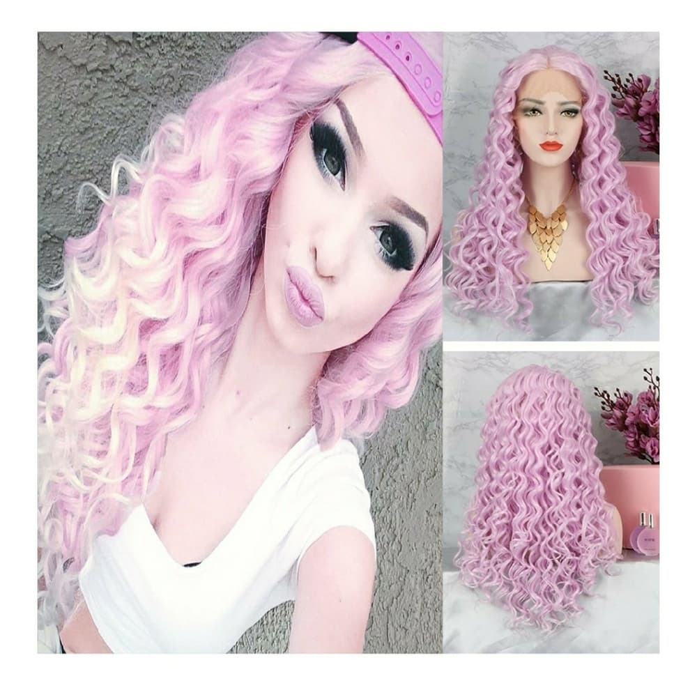 Pink Beauty LaceFront Wig 24-26 inches!! - Thumbnail 4