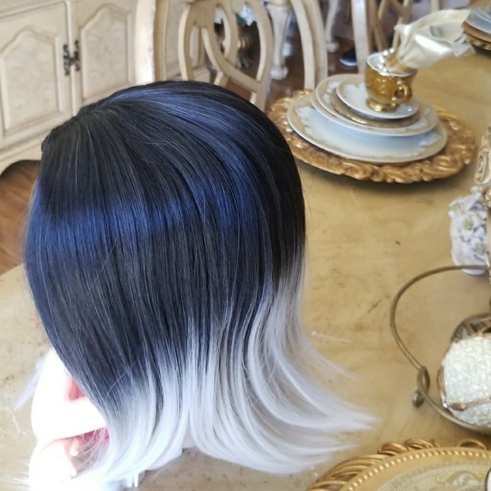 Ombre Beauty Heat Resistant Synthetic Wig - Thumbnail 6