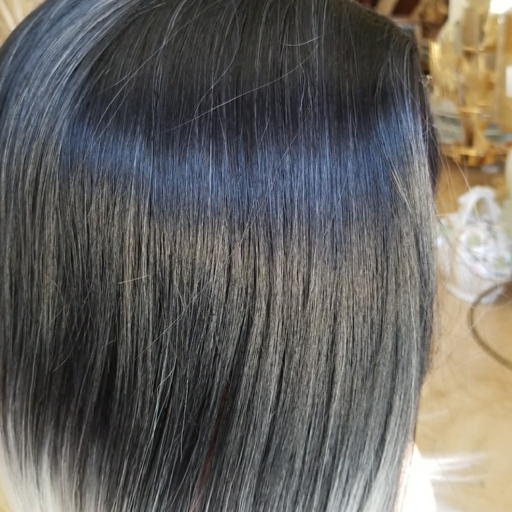 Ombre Beauty Heat Resistant Synthetic Wig - Thumbnail 3