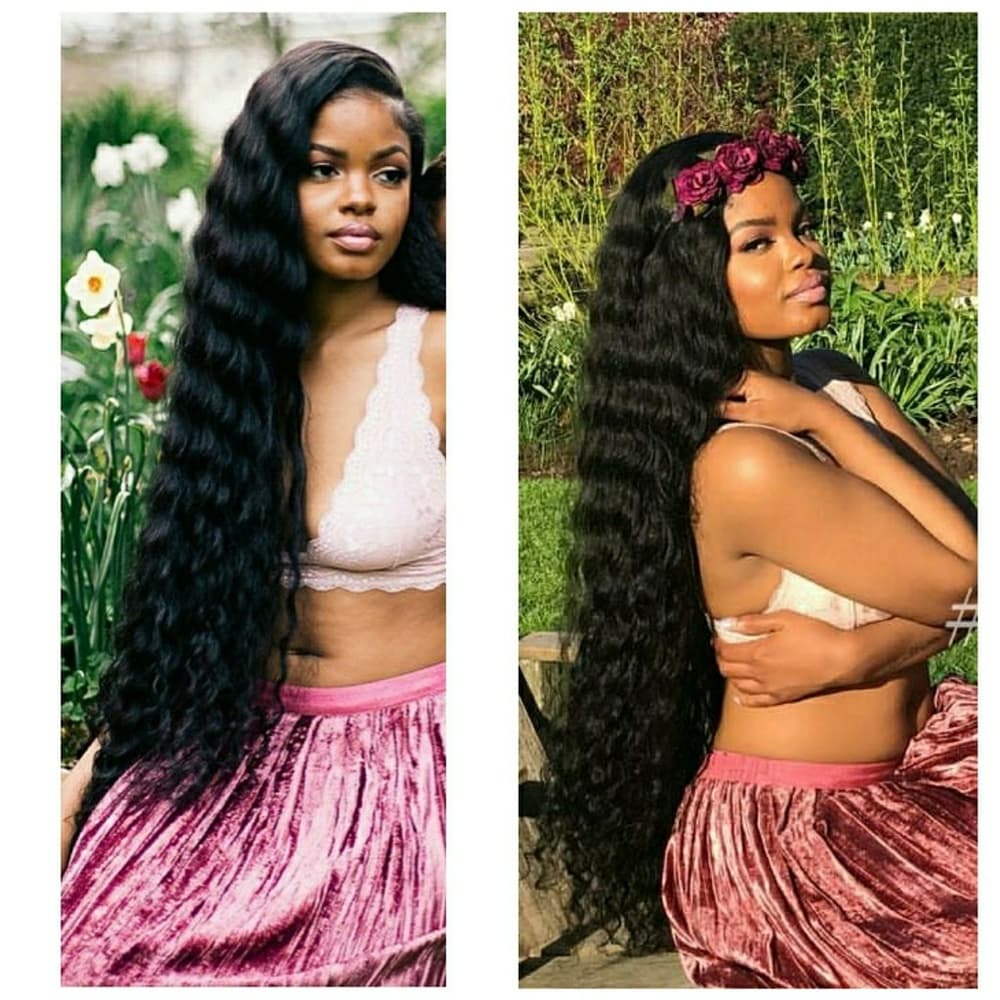 Virgin Brauty Curly Wave Full Lace Wig 28-30 inch - Thumbnail 5