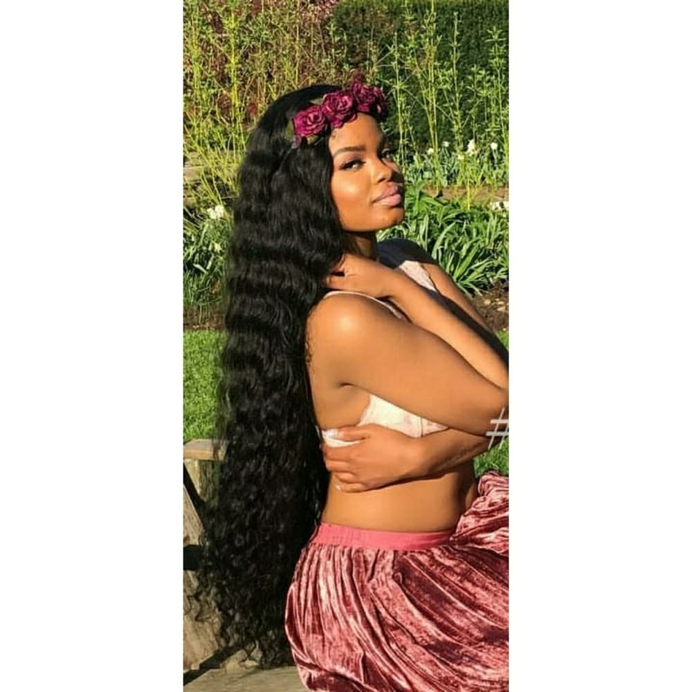 Virgin Brauty Curly Wave Full Lace Wig 28-30 inch - Thumbnail 4