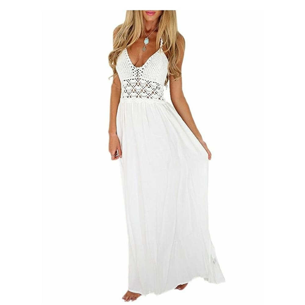White Goddess Beauty Dress - Thumbnail 7