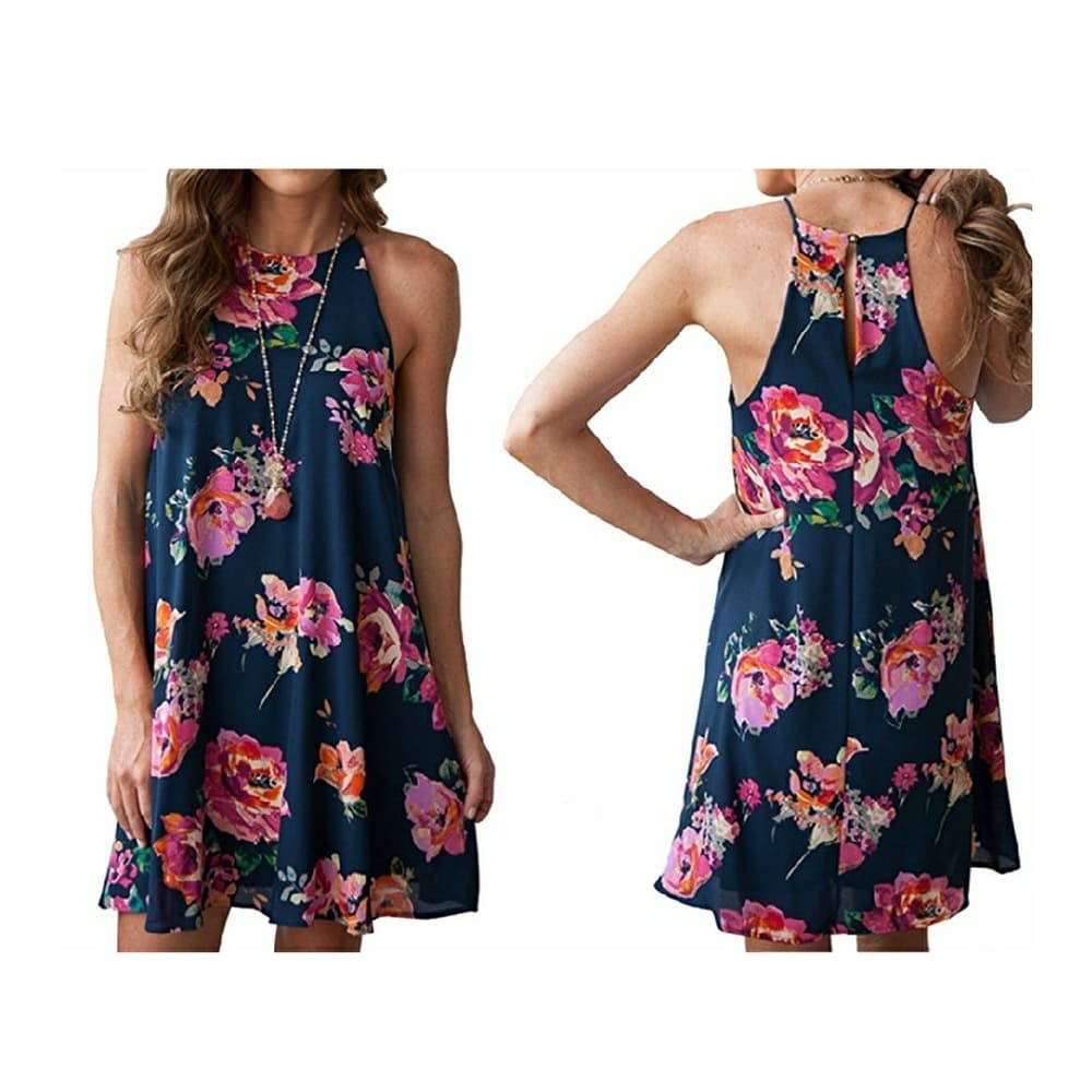Halter Boho Beauty Dress - Thumbnail 4