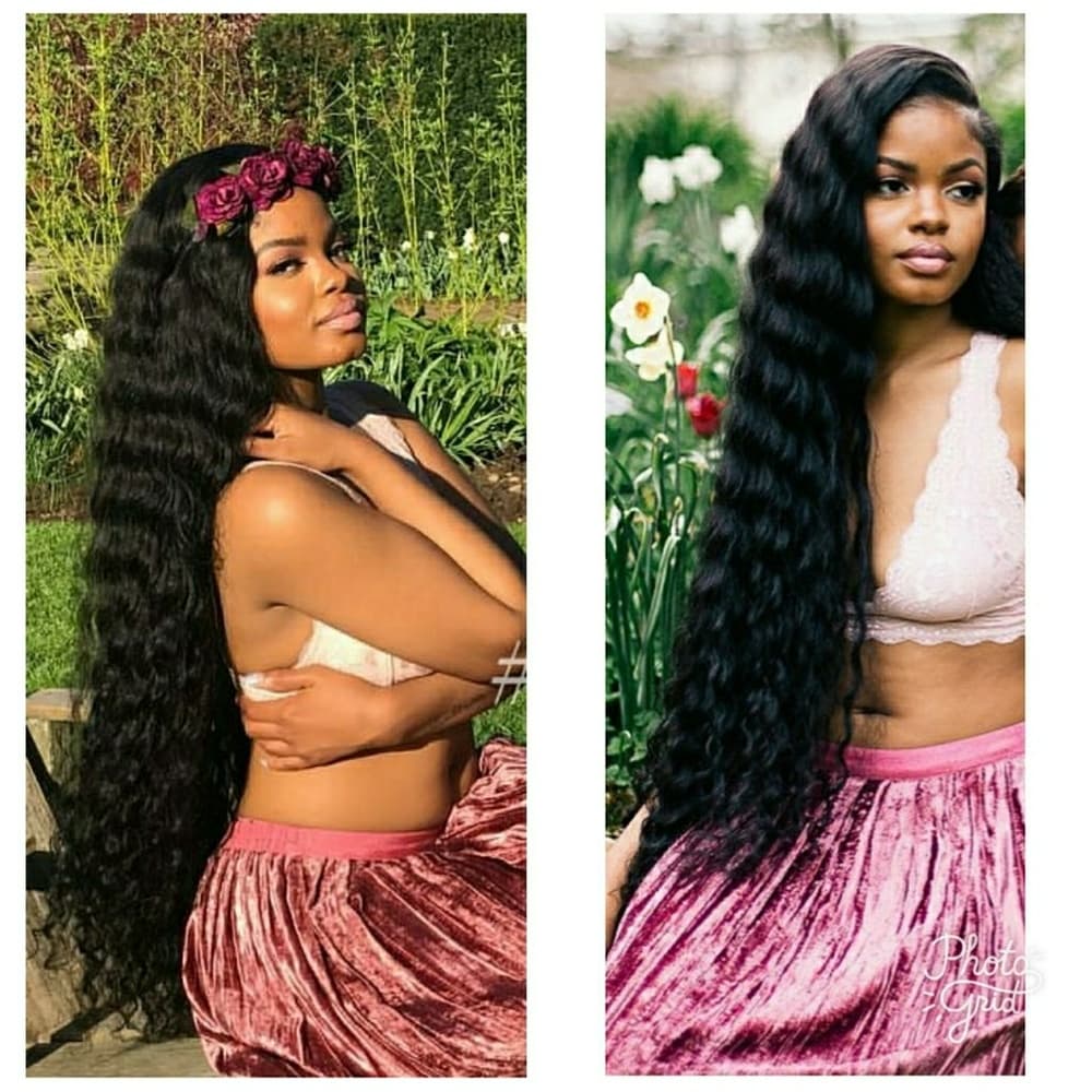 Virgin Brauty Curly Wave Full Lace Wig 28-30 inch - Thumbnail 6