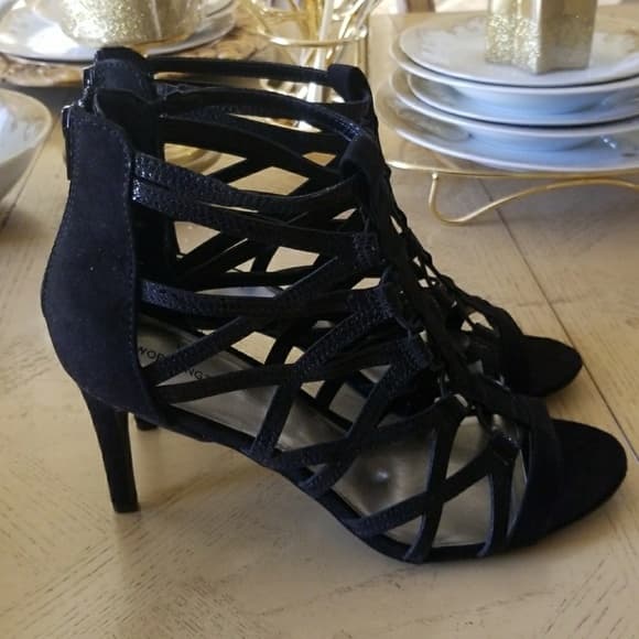 Black Cute Heels - Thumbnail 5