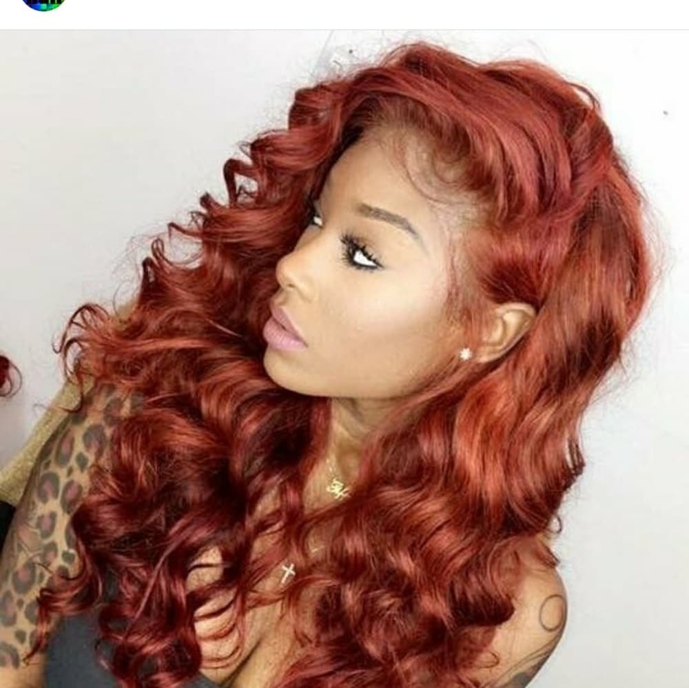 Red Auburn Beauty Lacefront Wig 24-26 inches!! - Thumbnail 4