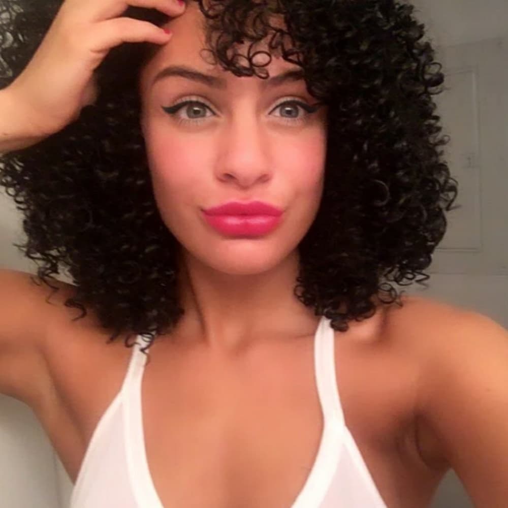 Black Curly Beauty Wig - Thumbnail 2