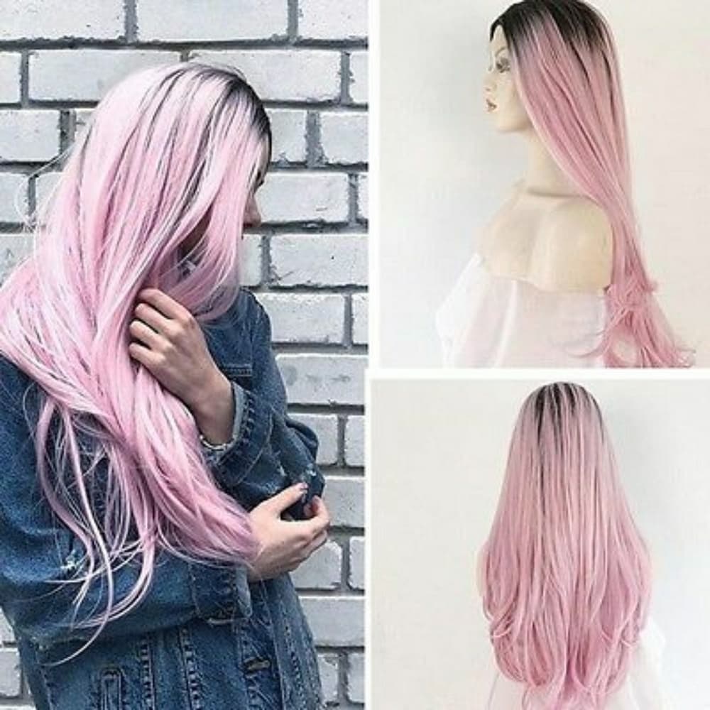 Ombre Pink Beauty LaceFront Wig 24-26 inches!! - Thumbnail 4