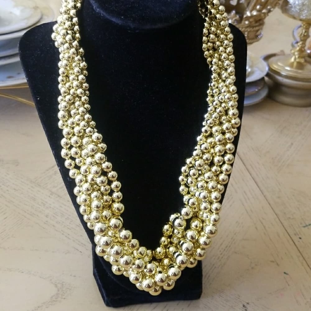 Gold Vintage Beauty Necklace - Thumbnail 7