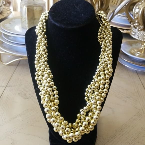 Gold Vintage Beauty Necklace - Thumbnail 9