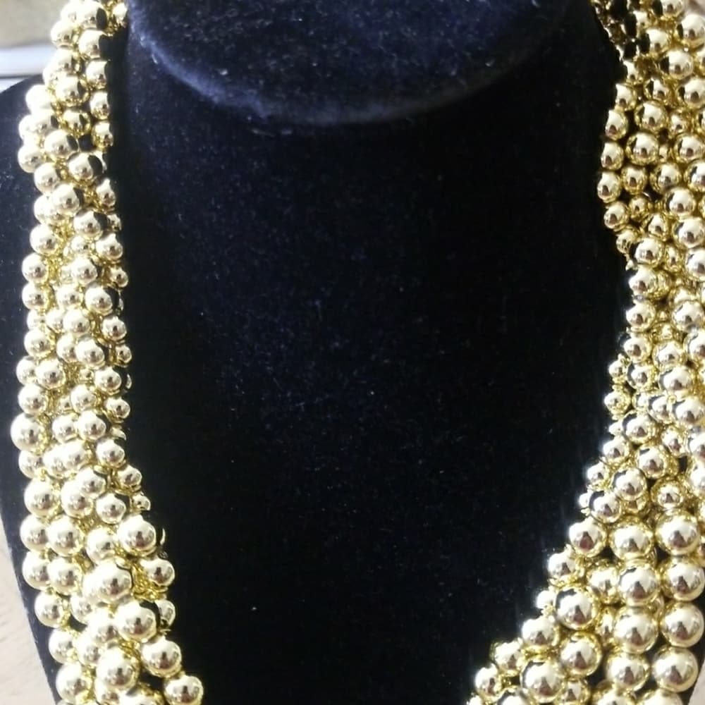 Gold Vintage Beauty Necklace - Thumbnail 5