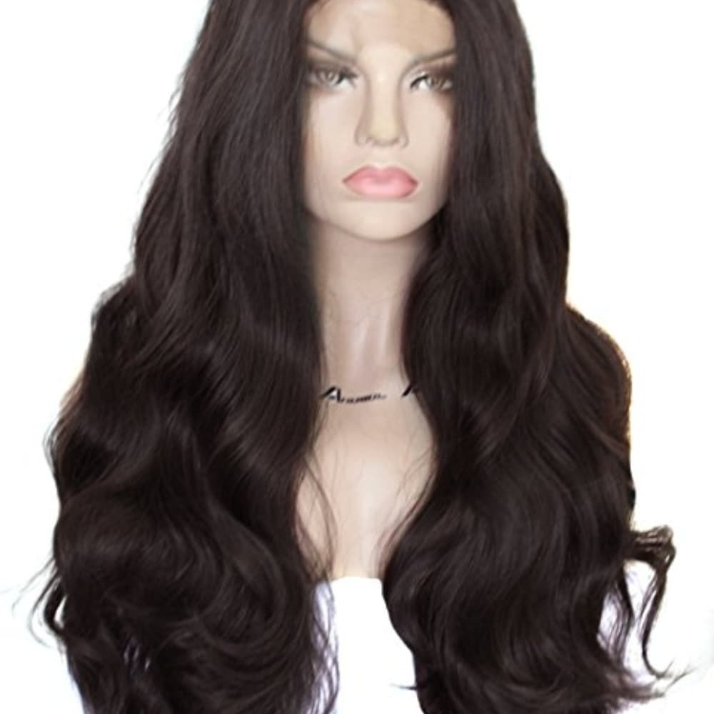 Dark Brown Bodywave Lacefront Wig #2 - Thumbnail 3
