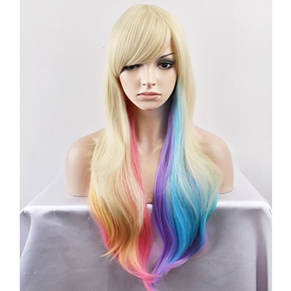 Rainbow Beauty Full Wig - Thumbnail 4