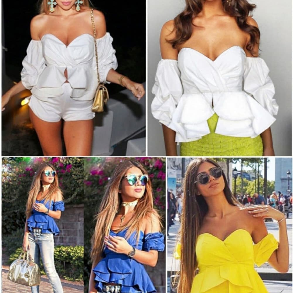 Sexy Off Shoulder Crop Top!! - Thumbnail 4