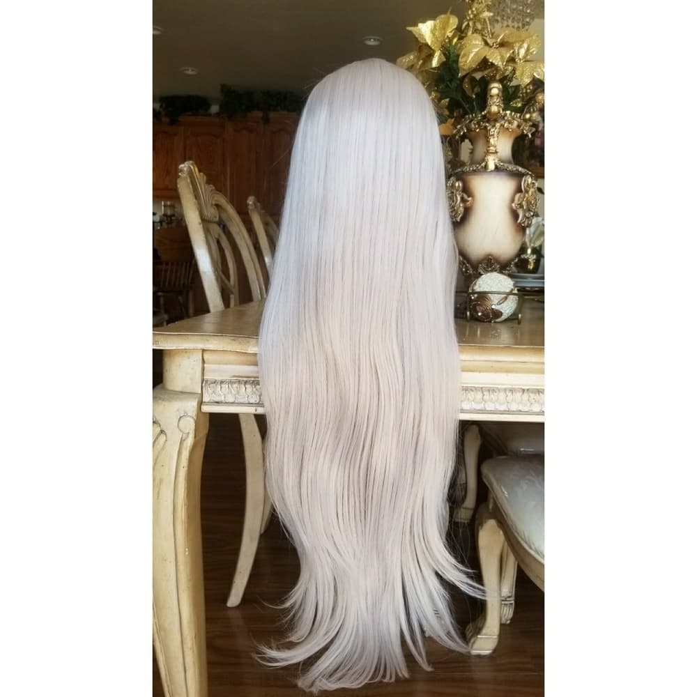 White Blonde LaceFront Wig 24-26 inches!! - Thumbnail 8