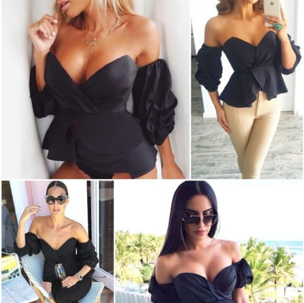 Sexy Off Shoulder Crop Top!! - Thumbnail 3