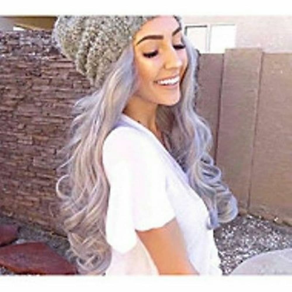 White Blonde LaceFront Wig 24-26 inches!! - Thumbnail 5