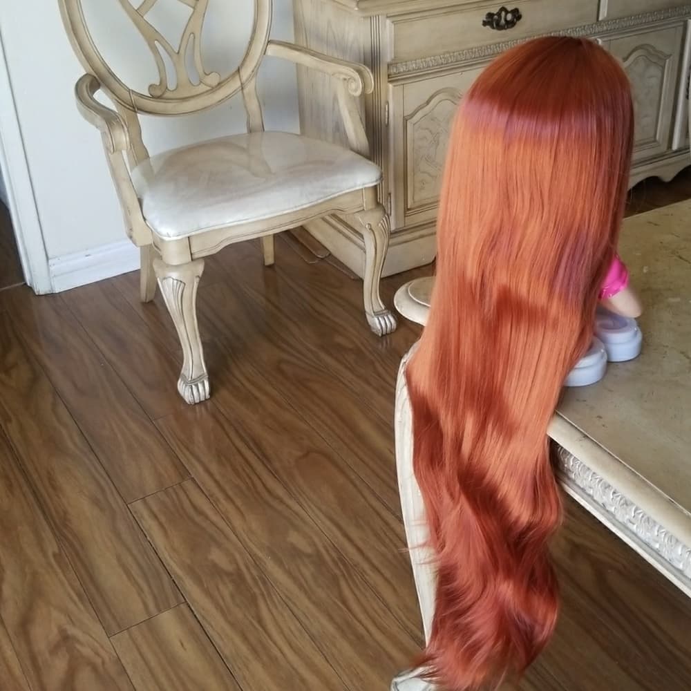 Copper Red Beauty Lacefront Wig 24-28 inches!! - Thumbnail 3