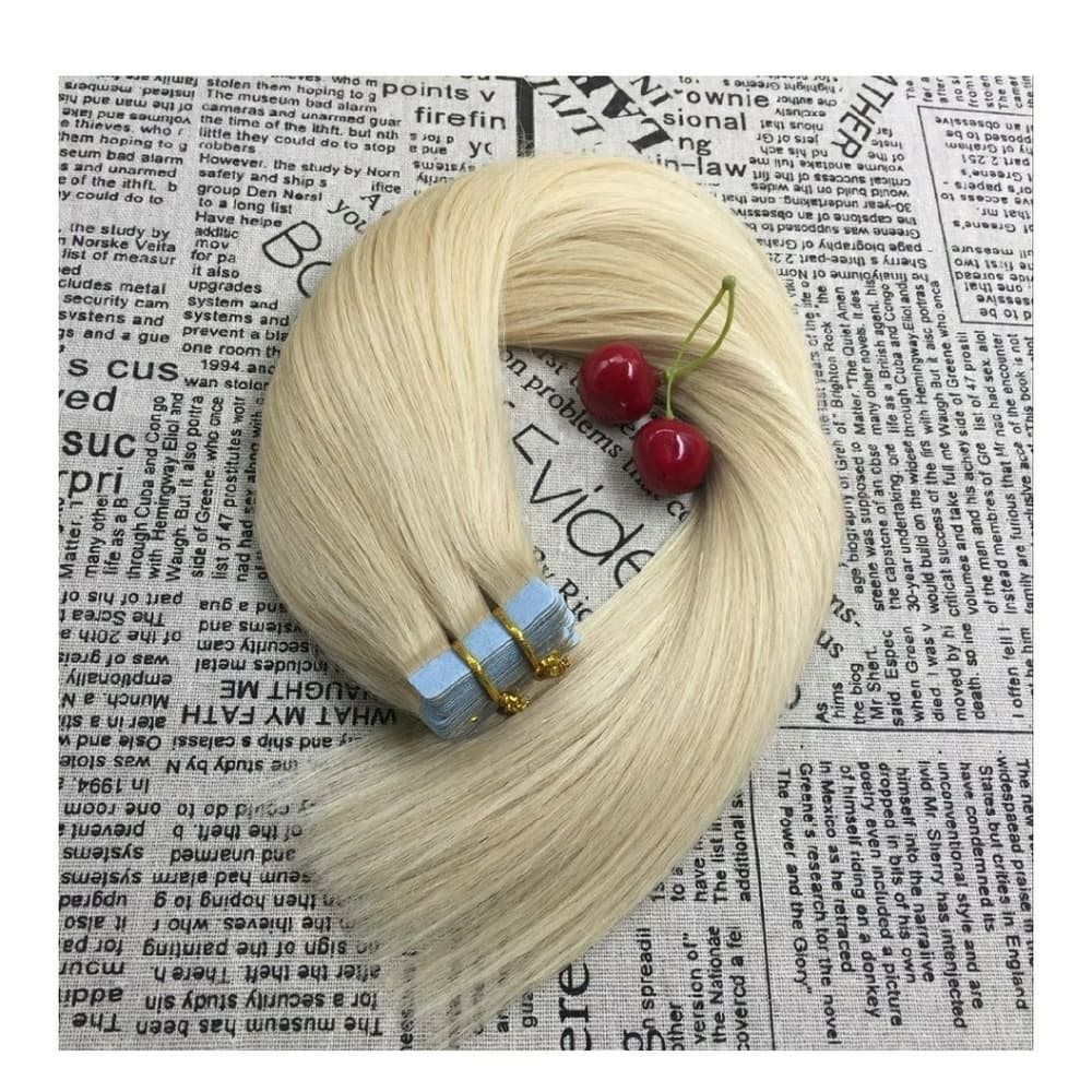 Blonde Tape in Hair Extensions - Thumbnail 4