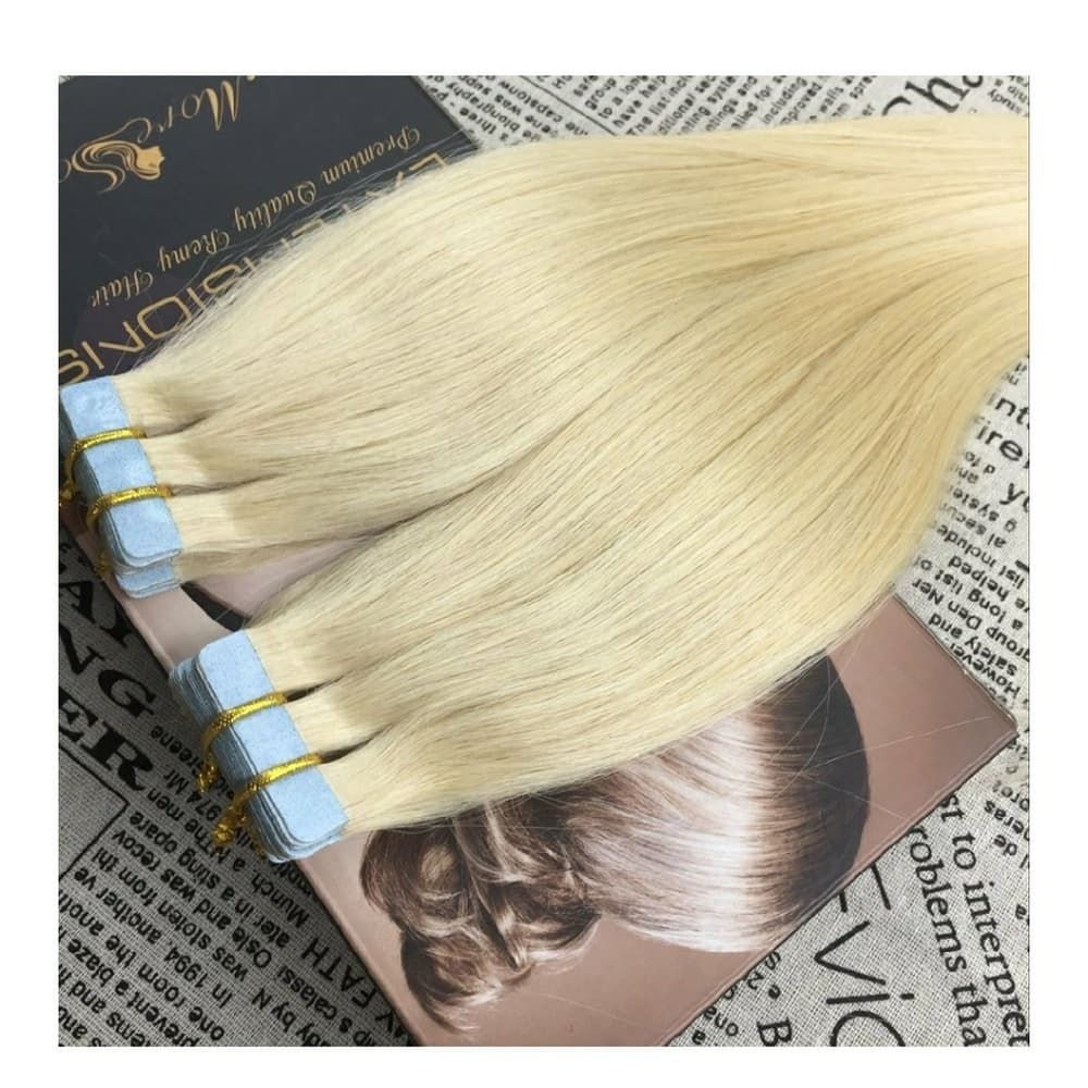 Blonde Tape in Hair Extensions - Thumbnail 3