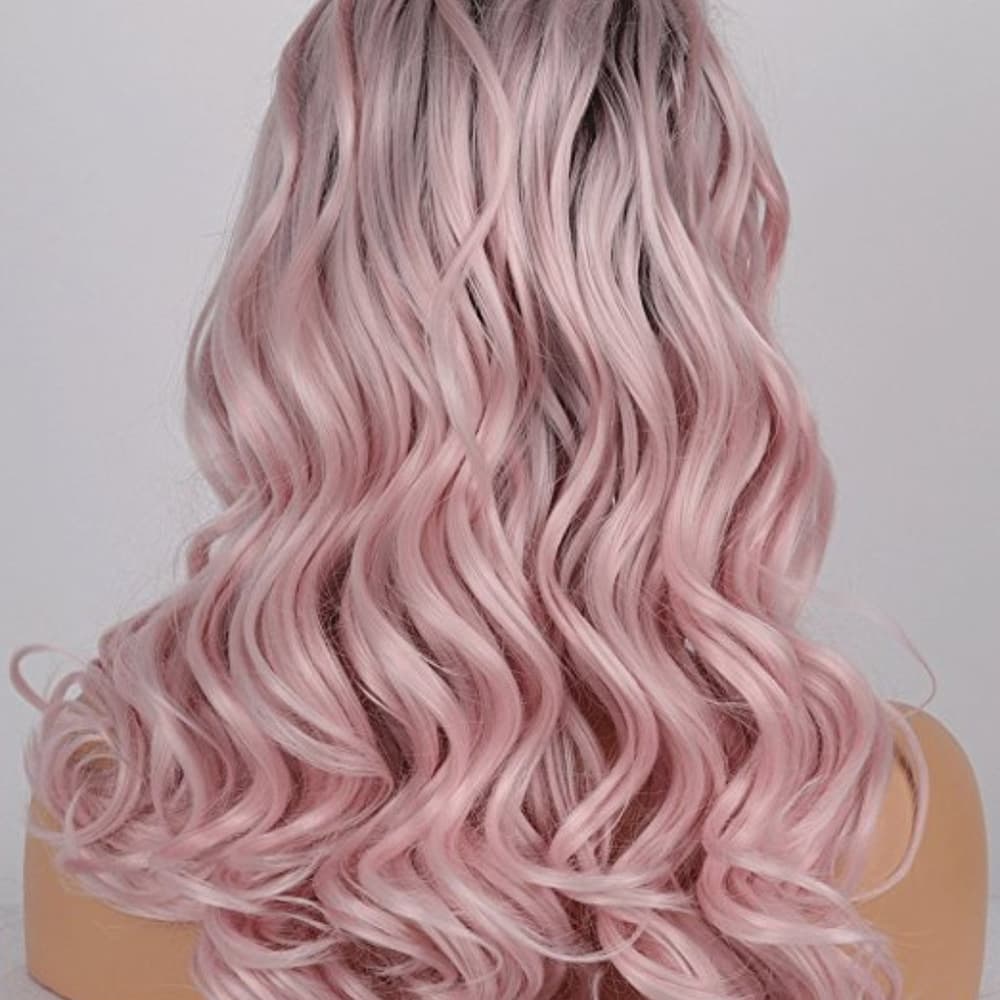 Ombre Pink Beauty Wig 16-18 inches!! - Thumbnail 3