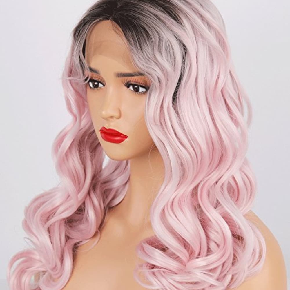 Ombre Pink Beauty Wig 16-18 inches!! - Thumbnail 2