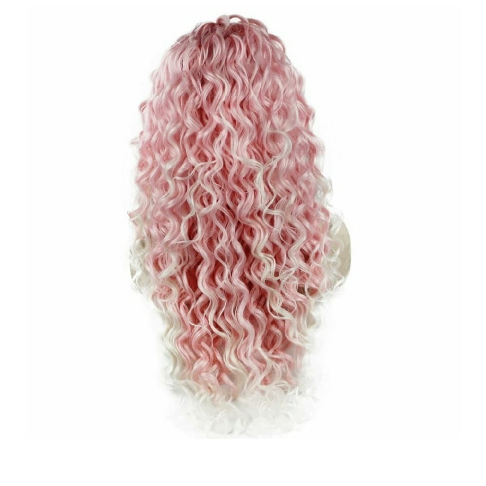 Beautiful White Tip Pink LaceFront Wig 24-26 inch - Thumbnail 3