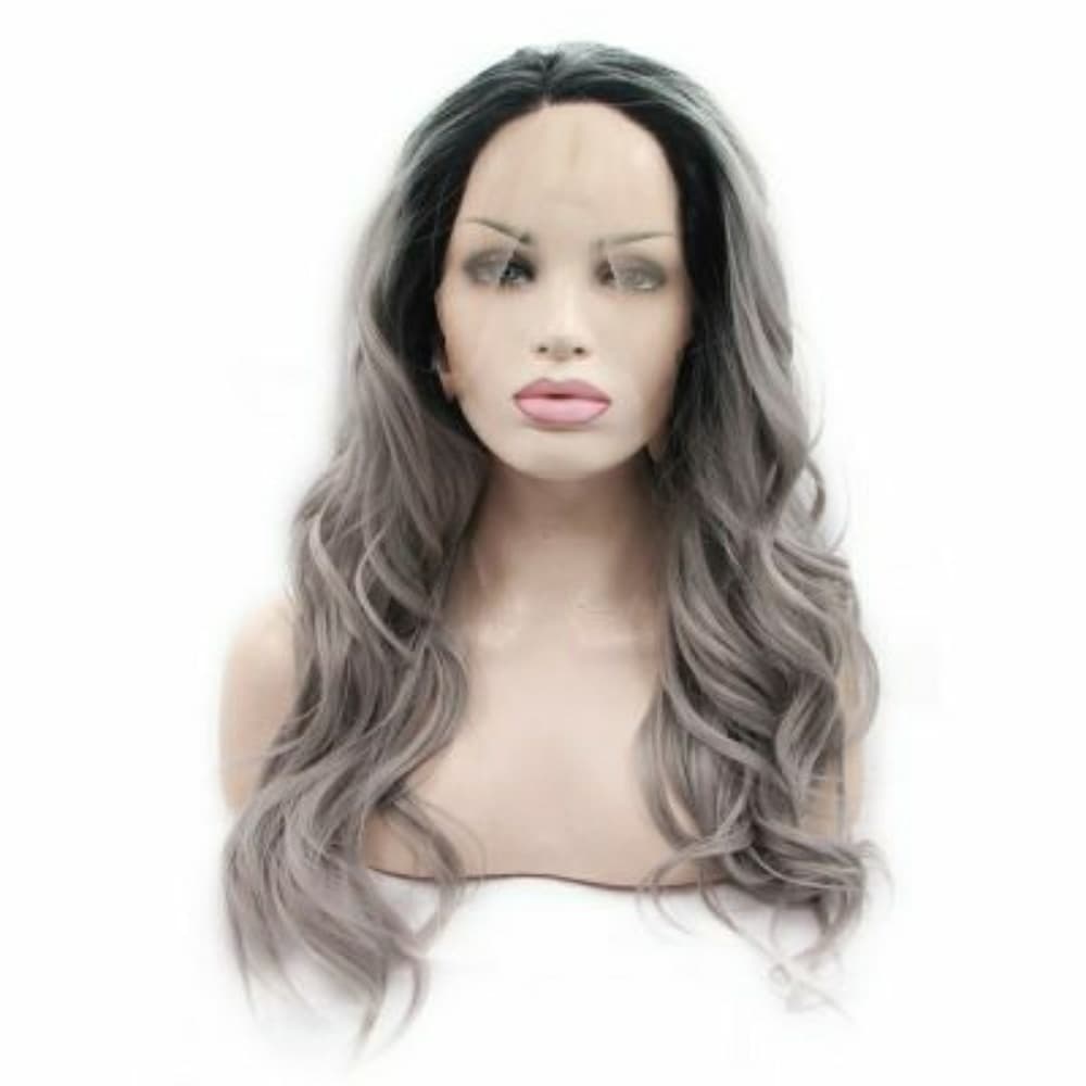Ombre Gray Beauty LaceFront Wig 22-24 inches!! - Thumbnail 2