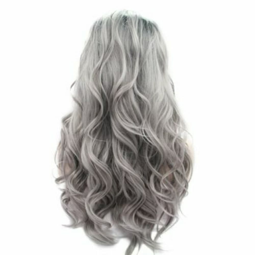 Ombre Gray Beauty LaceFront Wig 22-24 inches!! - Thumbnail 3