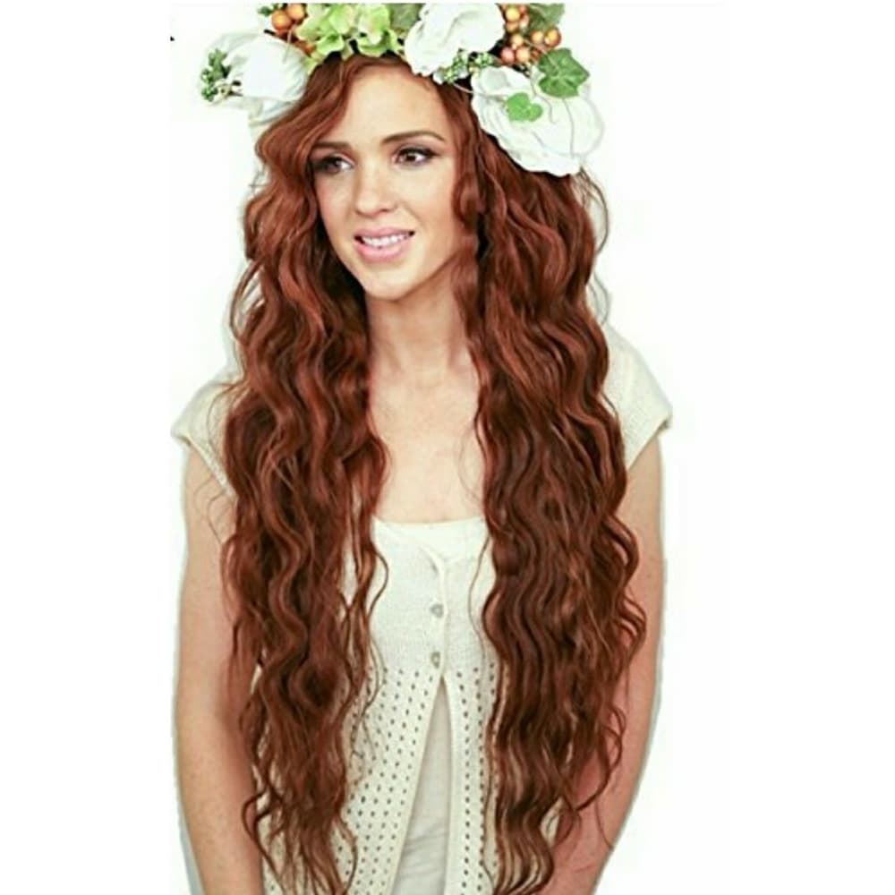 Beautiful Auburn copper Red Beauty Wig 22-26 inche - Thumbnail 5
