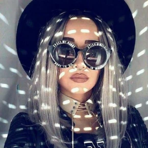 Ombre Gray Beauty LaceFront Wig - Thumbnail 5