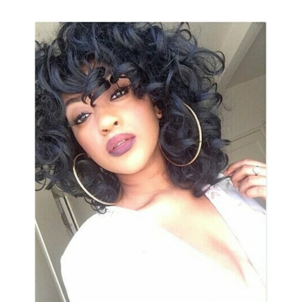Black Curly Beauty Wig - Thumbnail 4