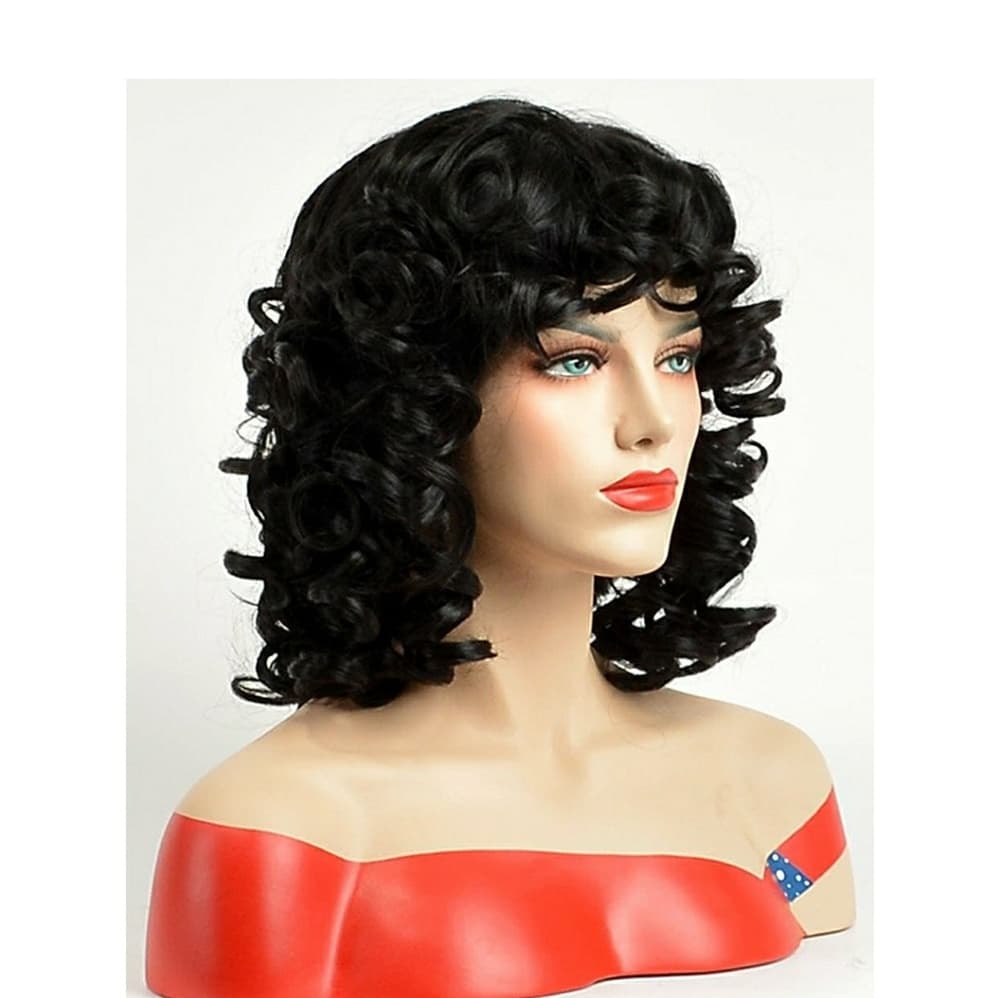 Black Curly Beauty Wig - Thumbnail 5