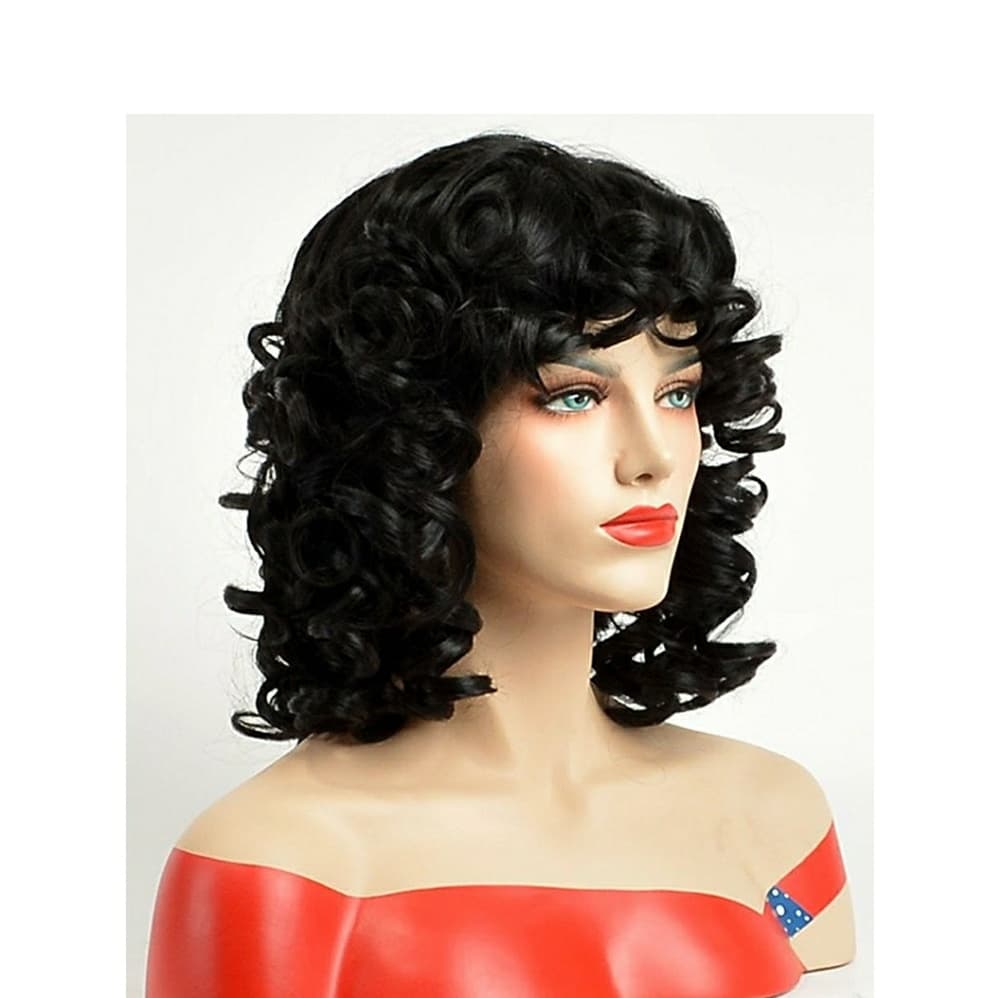 Black Curly Beauty Wig - Thumbnail 2