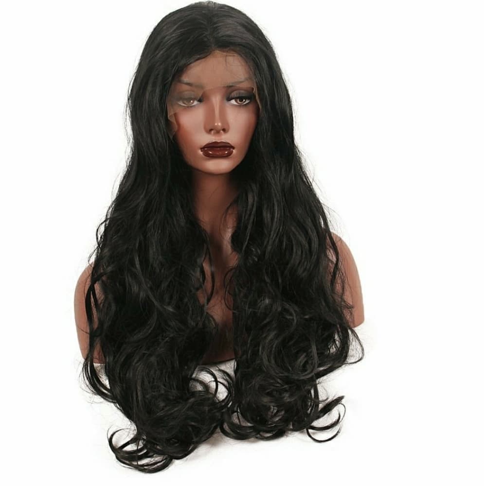 Bodywave Beauty LaceFront Wig Black 24-26 inches!! - Thumbnail 5
