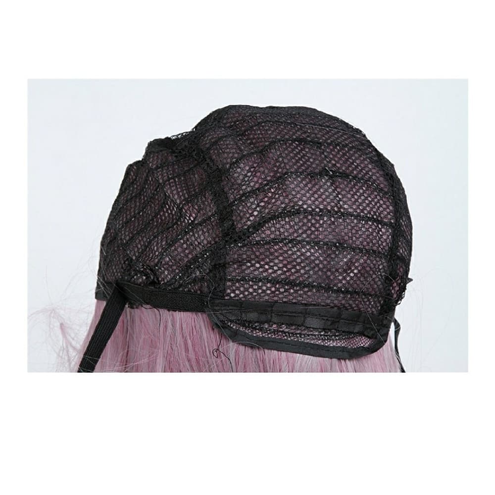Ombre Pink Gray Wig - Thumbnail 5